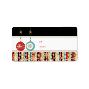 Christmas Gift Tag Stickers