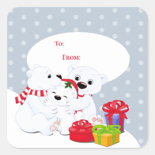 Christmas Gift Tag Stickers
