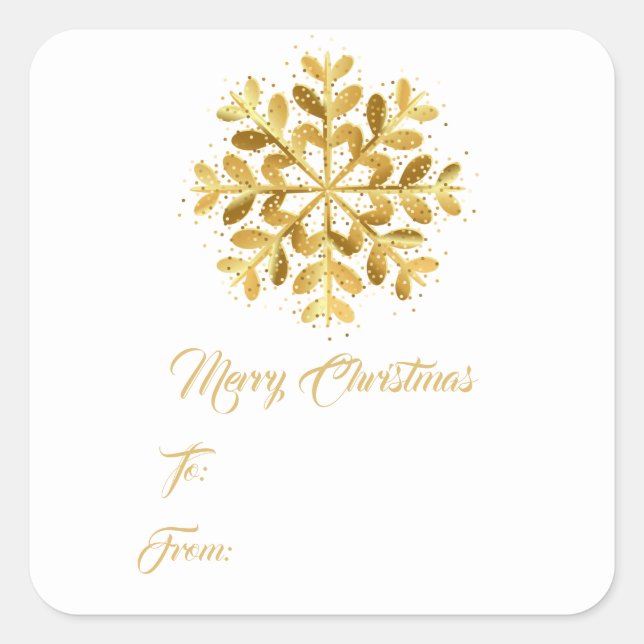 Christmas Gift Tag Stickers (Front)