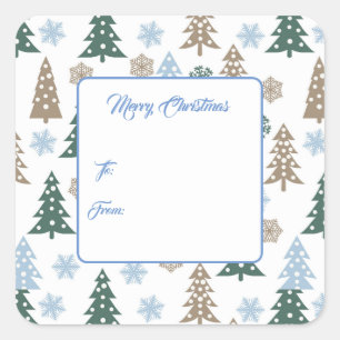 Christmas Gift Tag Stickers