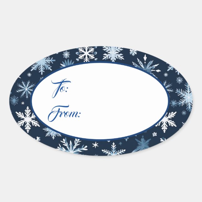 Christmas Gift Tag Stickers (Front)