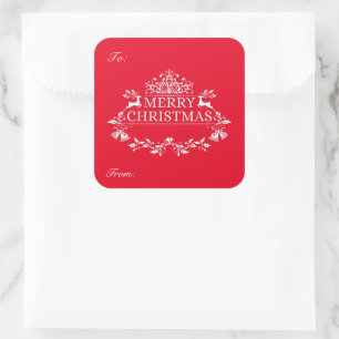 Christmas Gift Tag Stickers
