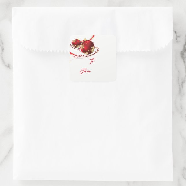 Christmas Gift Tag Stickers (Bag)