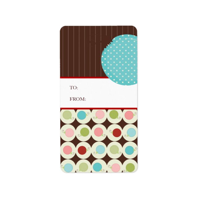 Christmas Gift Tag Stickers (Front)