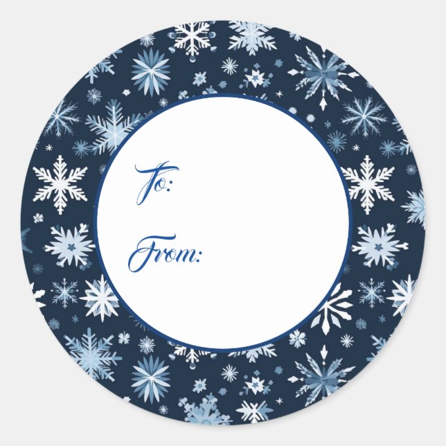 Christmas Gift Tag Stickers (Front)