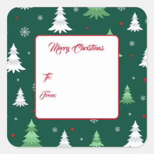 Christmas Gift Tag Stickers