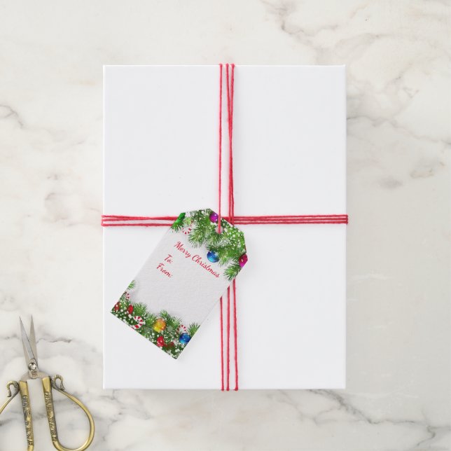 Christmas Gift Tags (With Twine)