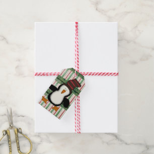Christmas Gift Tags Penguin  
