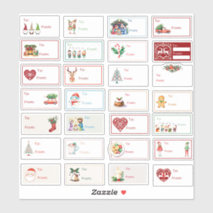 Christmas Gift Tags Variety Pack 28pc set