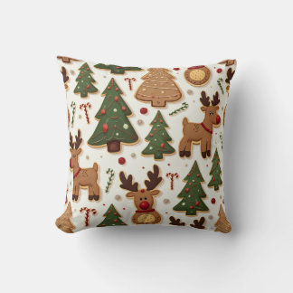 christmas gift throw pillow