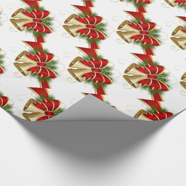 Christmas Gift Wrap/Bells Wrapping Paper (Corner)