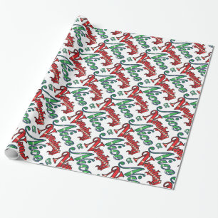 Christmas Gift Wrap/Naughty or Nice Wrapping Paper