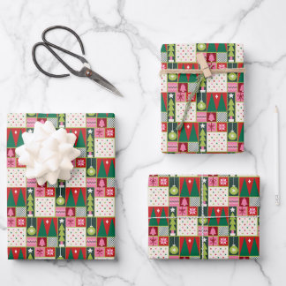 Christmas Gift Wrap Paper Papel de regalo navideño