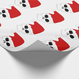 Christmas Gift Wrap/Santa Skulls Wrapping Paper