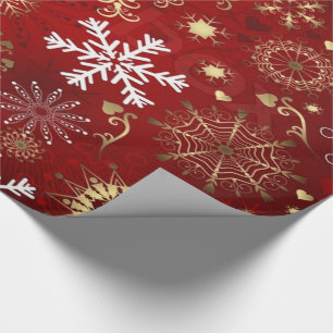 Christmas Gift Wrap/Snow Flakes Wrapping Paper
