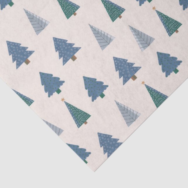 Christmas gift wrap tissue paper (Detail)