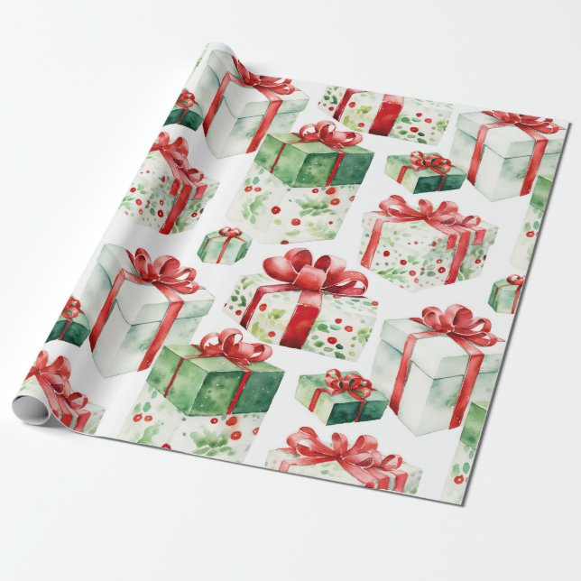 Christmas Gift Wrapping Paper! Wrapping Paper (Unrolled)
