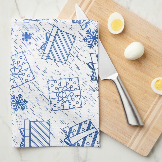 Christmas gifts 6 kitchen towel (Quarter Fold)