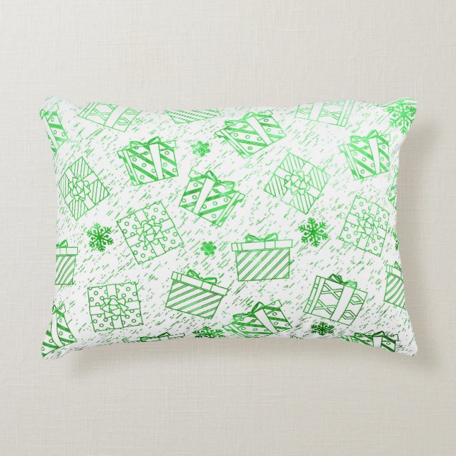 Christmas gifts 7 accent pillow (Front)