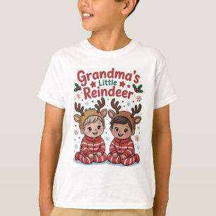 Christmas Gifts for Grandkids Reindeer Shirt
