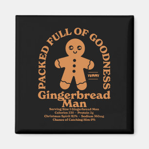 Christmas Gifts Gingerbread Man Magnet