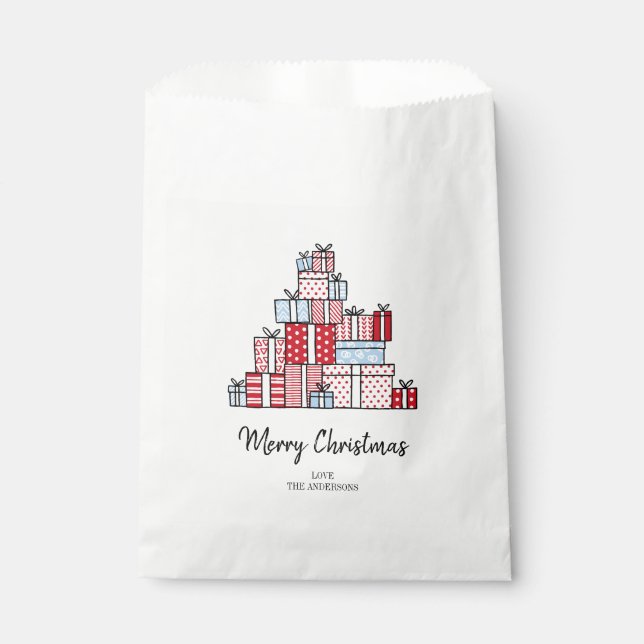 Christmas Gifts Holiday Favour Bag (Front)