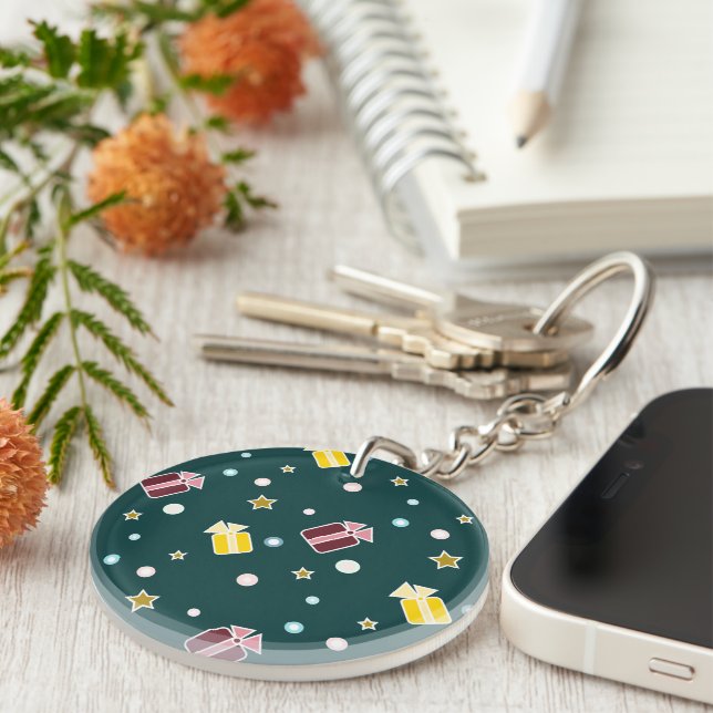 Christmas Gifts Keychain (Front Right)