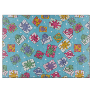 Christmas gifts pattern cutting board