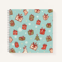 Christmas Gifts Pattern Notebook