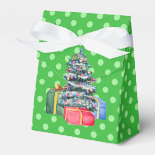 Christmas Gifts & Polka Dots Favour Box