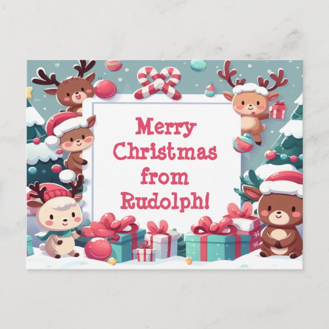 Christmas gifts postcard (Front)