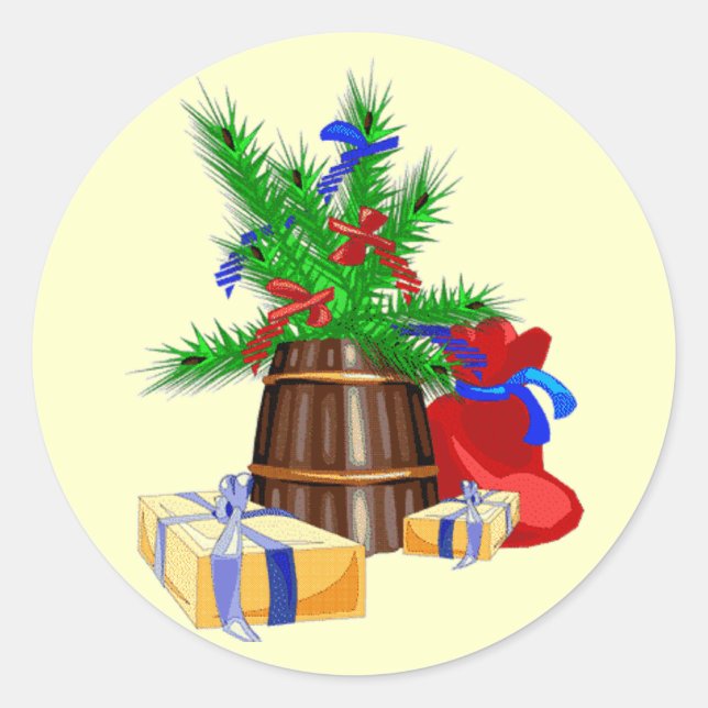 Christmas Gifts Sticker (Front)
