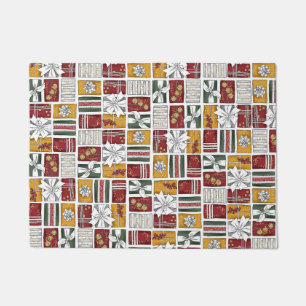 Christmas Gifts With Bow Doormat