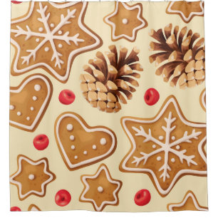 Christmas Ginger: Festive Seamless Pattern.