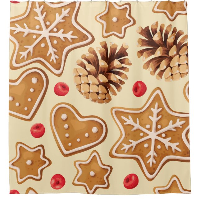 Christmas Ginger: Festive Seamless Pattern. (Front)
