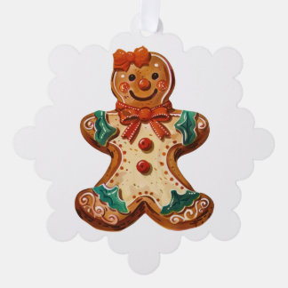 Christmas ginger house bread  ornament card