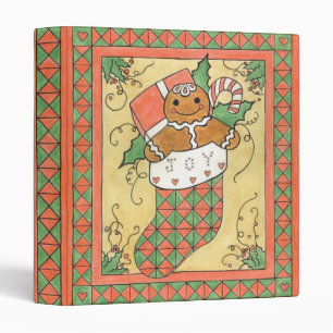 Christmas Gingerbread Binder