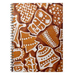 Christmas Gingerbread Biscuits Notebook