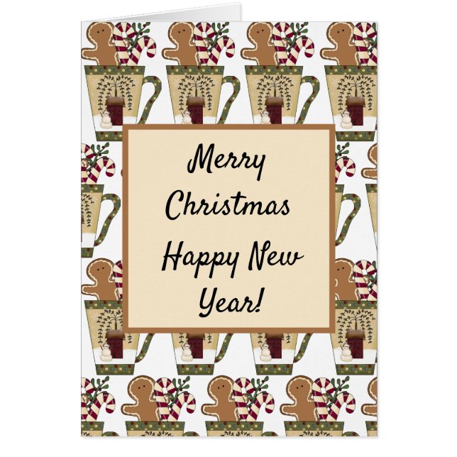 Christmas Gingerbread Cards (Front)