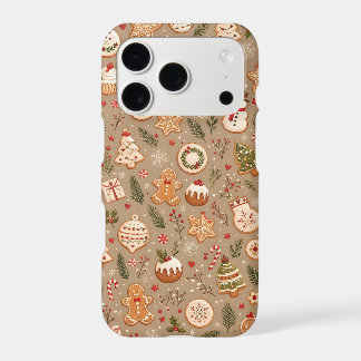 Christmas Gingerbread Cookie Pattern