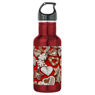 Christmas Gingerbread Cookies 532 Ml Water Bottle