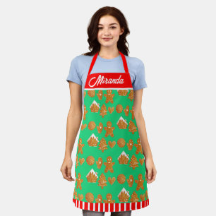 Christmas Gingerbread Cookies Apron