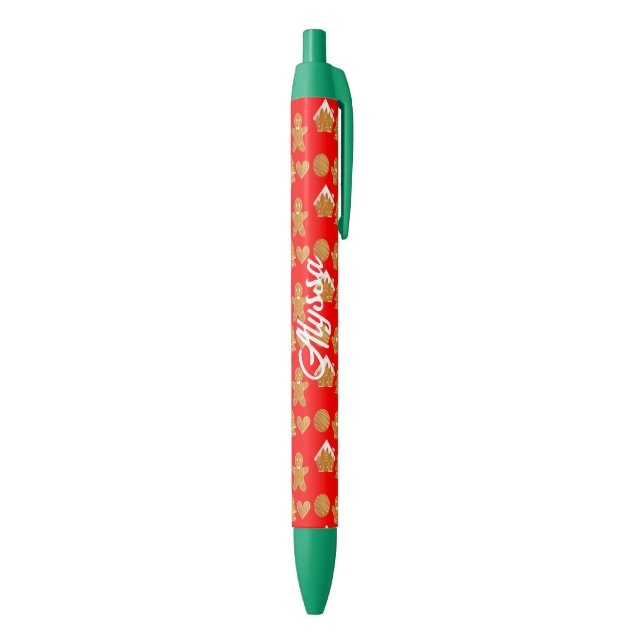 Christmas Gingerbread Cookies   Black Ink Pen (Bottom (Vertical))