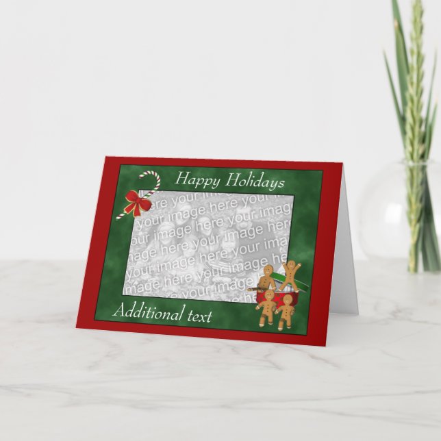 Christmas Gingerbread Cookies Carte photo de vacan (Devant)
