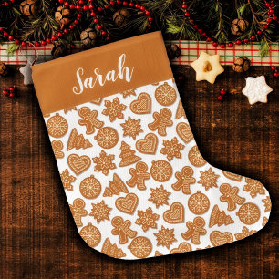 Christmas Gingerbread Cookies Christmas Stocking
