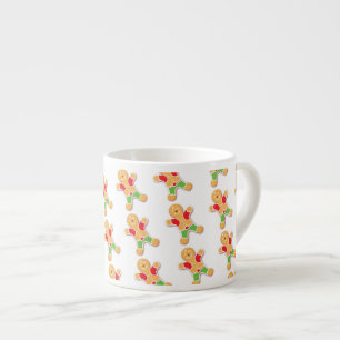 Christmas gingerbread espresso mug