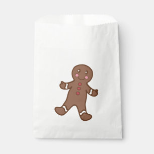 Christmas Gingerbread Favour Bag