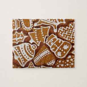 Christmas Gingerbread Holiday Cookies Jigsaw Puzzle