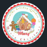 Christmas Gingerbread house baking stickers labels<br><div class="desc">Christmas Gingerbread house baking stickers labels</div>