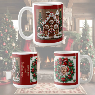 Christmas Gingerbread House Customizable Coffee Mug